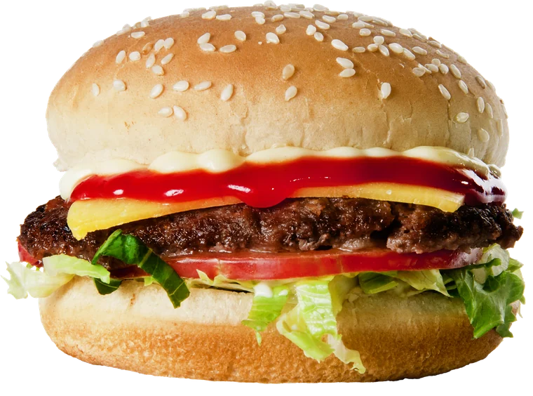 Combo hamburguesa con queso